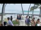 UGC: Massive waves crash Hawaii wedding amid tropical storm