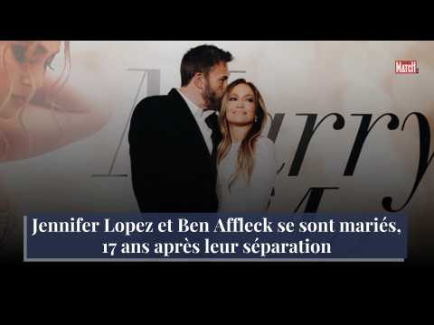 VIDEO : Jennifer Lopez et Ben Affleck se sont mariés, 17 ans après leur séparation
