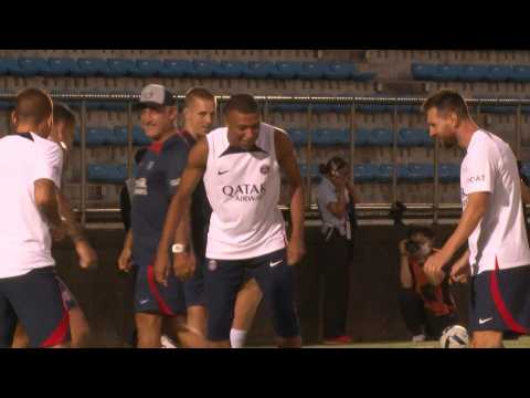 Messi, Mbappe and other PSG stars train in Tokyo