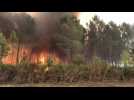 Onze pompiers marnais envoyés en renfort pour lutter contre les feux de forêts en Gironde
