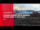 VIDEO. Plusieurs incendies sur plusieurs hectares dans le Calvados mardi 19 juillet 2022