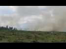 Incendie dans les monts d'Arrée : le feu à Loqueffret