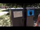 Les poubelles rigolotes TIBI au parc Astrid Charleroi