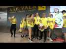 Mondiaux 2022: arrivée de l'équipe belge à l'aéroport de Zaventem