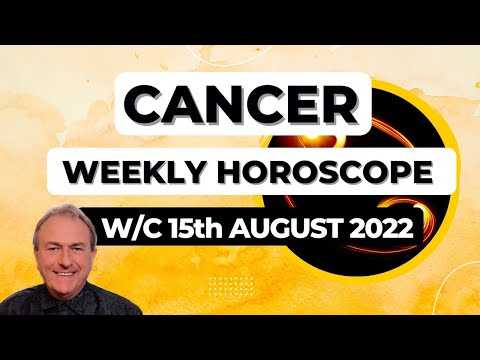 Cancer Horoscope Weekly Astrology from 15th August 2022