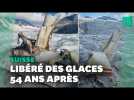 L'épave d'un avion retrouvée sur un glacier suisse 54 ans après son crash