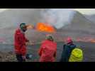 Iceland volcano continues eruption near capital