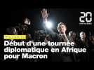 Macron au Cameroun : Début d'une tournée diplomatique en Afrique