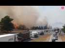 Aude : incendie en cours sur l'A61 dans les Corbières