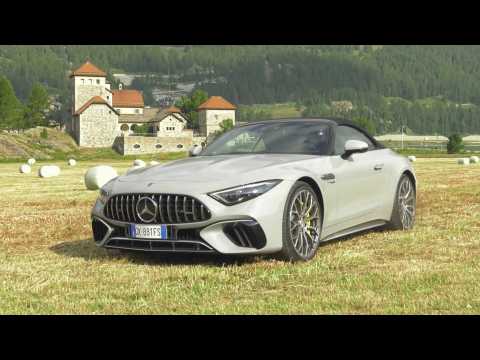 New Mercedes-AMG SL Design Preview in St.Moritz