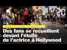 Décès d'Olivia Newton-John : Des fans se recueillent devant son étoile à Hollywood