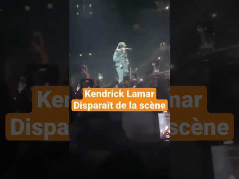  Kendrick Lamar disparait subitement de scène ! Comment vous expliquez ça ?