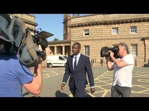 Man City's Mendy leaves court after first day of trial