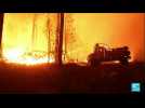 Incendie en France: La Gironde lutte contre le feu