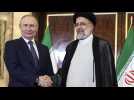 Vladimir Putin visits Tehran for talks with leaders of Iran and Turkey