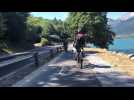 Travaux piste cyclable entre Talloires et Doussard
