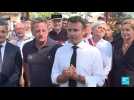 REPLAY - Incendies en Gironde : Emmanuel Macron rencontre pompiers et victimes