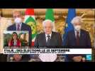 Démission de Mario Draghi : Les Italiens appelés à se rendre aux urnes le 25 septembre