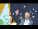 Brésil: Ciro Gomes (centre gauche) se lance dans la course à la présidentielle