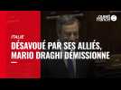 VIDÉO. Italie : le Premier ministre Mario Draghi démissionne après l'implosion de la coalition gouvernementale