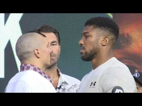 Boxing: The face-off between Oleksandr Usyk and Anthony Joshua