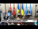 Céréales ukrainiennes : António Guterres en visite dans le port ukrainien d'Odessa
