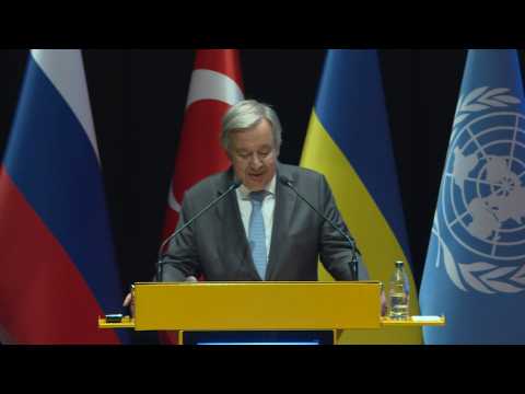 Istanbul: UN Secretary-General Antonio Guterres visits Ukraine grain coordination centre