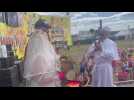 Mariage kamping kitsch
