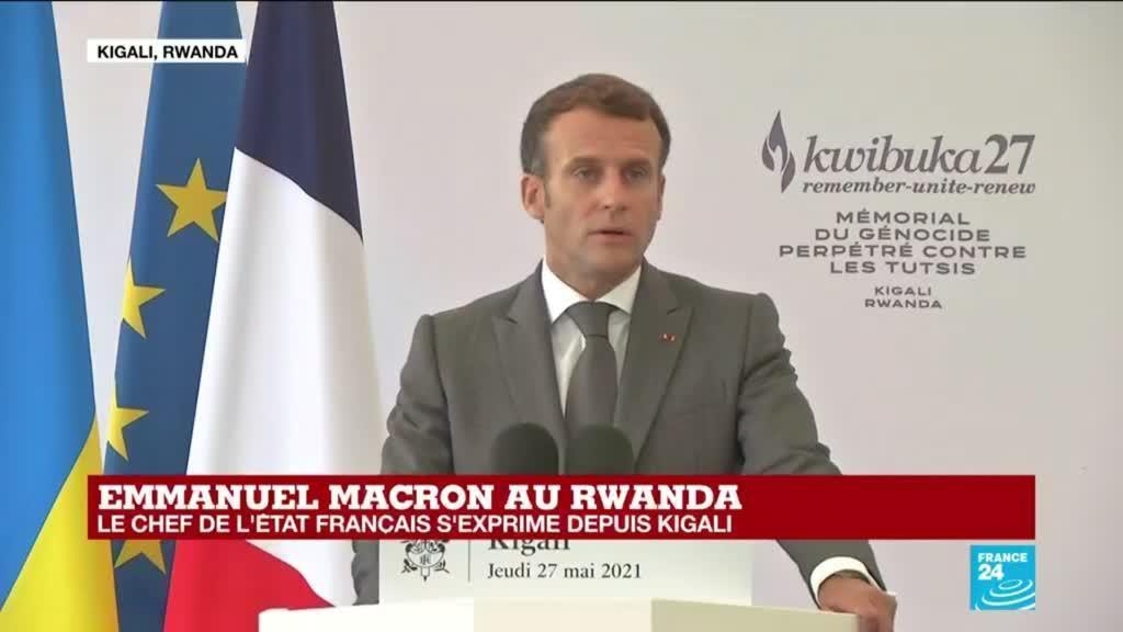 Rwanda : "Je viens reconnaître nos responsabilités" dans le génocide, dit Emmanuel Macron à Kigali (France 24 FR)