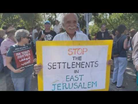 Israelis protest eviction of Palestinian families from East Jerusalem