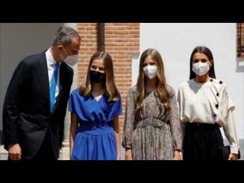 Spain's Princess Leonor attends her confirmation