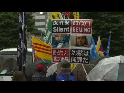 Protest in Tokyo to mark Tiananmen anniversary