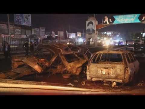 At least four killed as blast targets apassenger car in Kabul