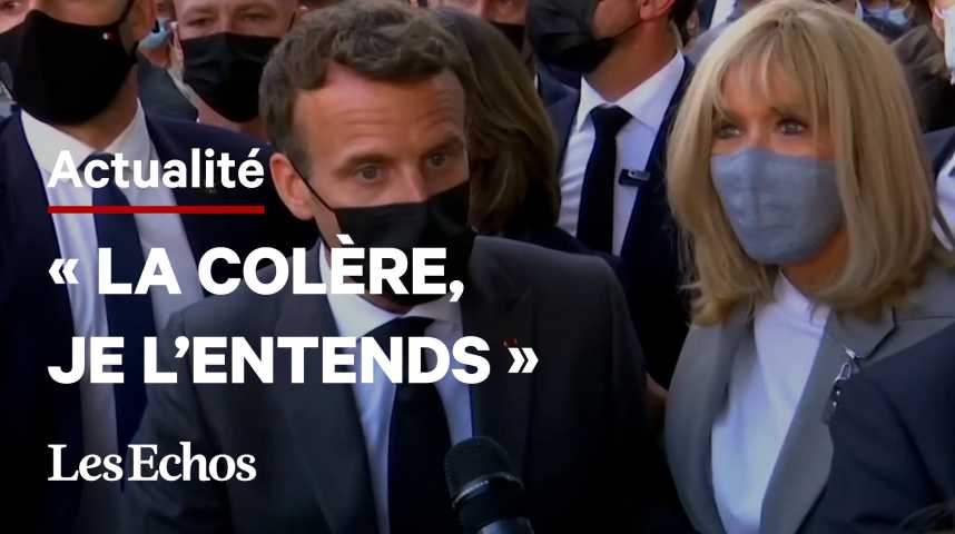 Illustration pour la vidéo « Je vais toujours au contact, à portée d’engueulade » : la réponse d’Emmanuel Macron après la gifle