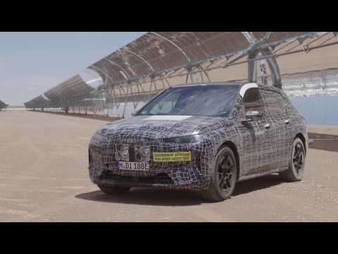 BMW iX - Development - Extreme heat test runs, solar plant