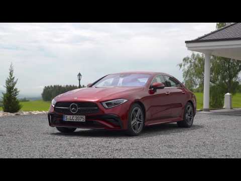 Mercedes-Benz CLS 300 d 4MATIC Design in Hyacinth red
