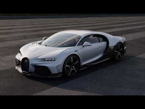 The new Bugatti Chiron Super Sport turntable