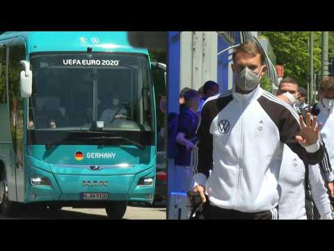 Euro 2020: Germany arrive at the hotel ahead of France clash