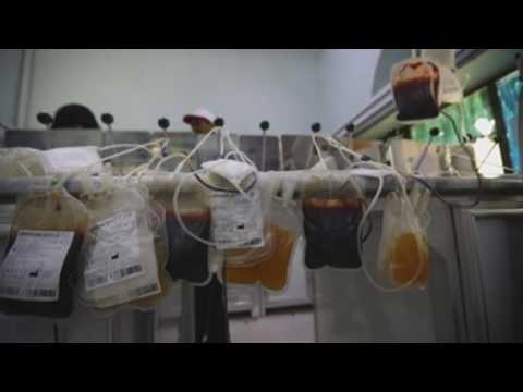 World Blood Donor Day at a donation center in Yemen