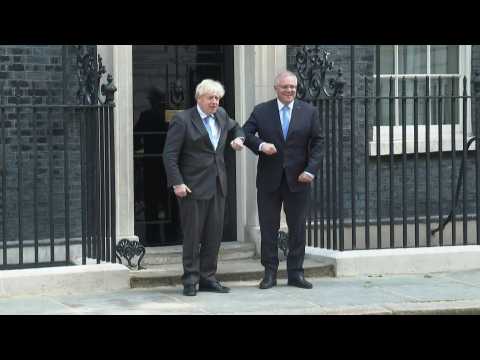 British Prime Minister receives his Australian counterpart in London