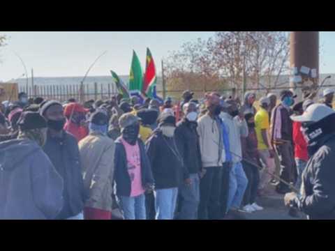 Xenophobic protest in Johannesburg calls for expulsion of foreign residents