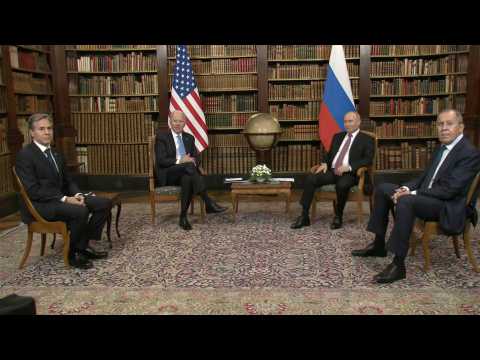 Joe Biden and Vladimir Putin meet with Foreign Ministers