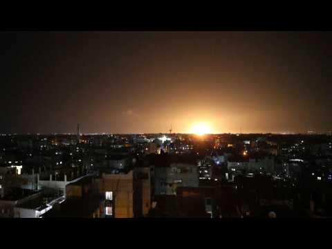 Israeli forces launch air strikes on Gaza