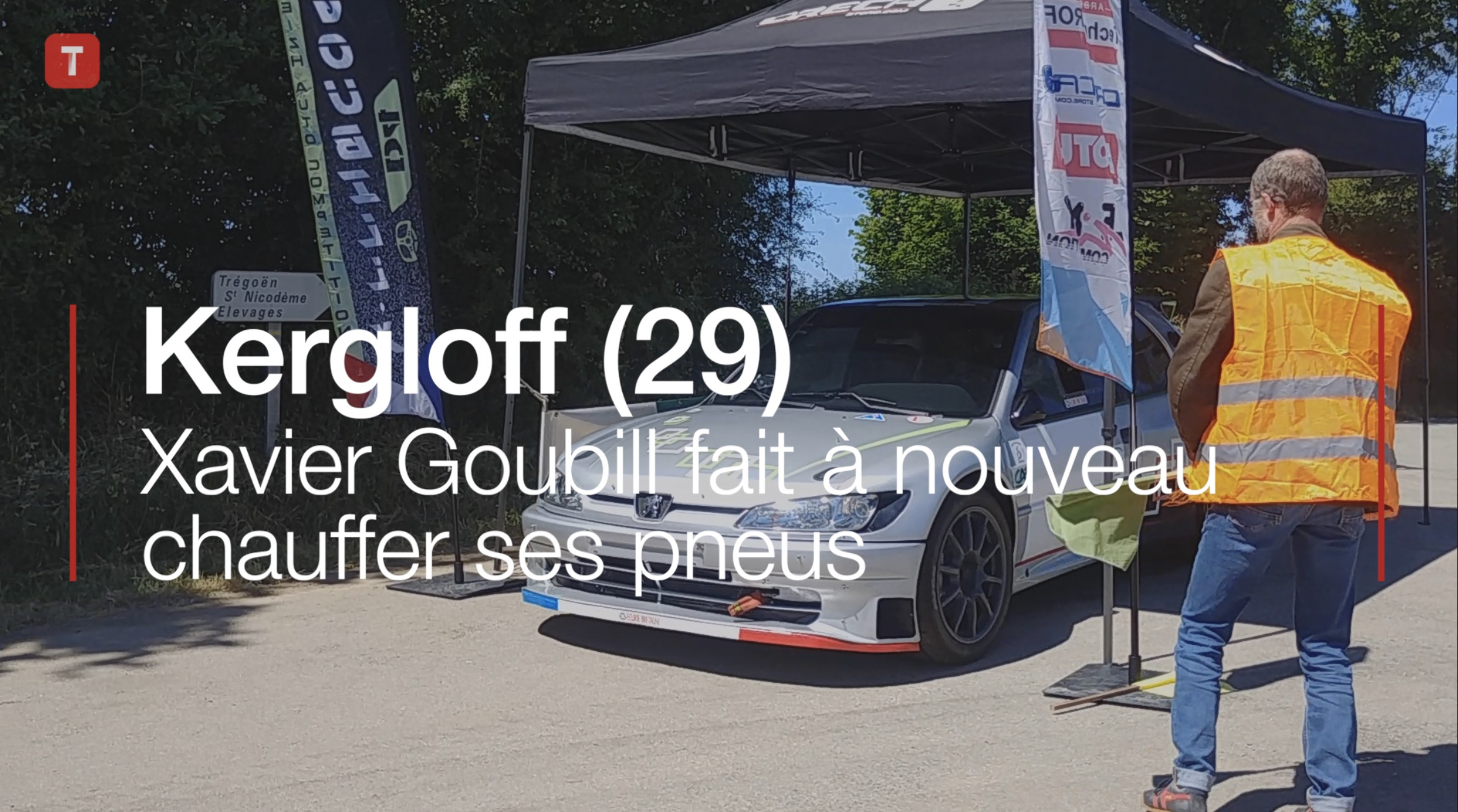 Kergloff (29). Xavier Goubill fait à nouveau chauffer ses pneus (Le Télégramme)