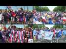 Euro 2020: France fans gather in Budapest ahead of match against Hungary