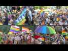 Gay pride parade in Warsaw