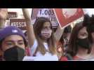 Protest in Madrid demands release of animals in lab