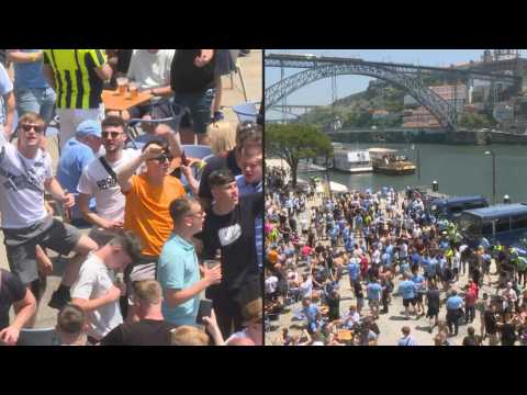 Football/Champions League: Fans gather in Porto ahead of final