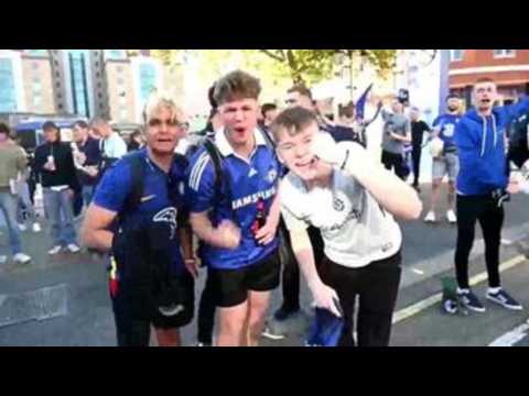 Chelsea's fans gather to celebrate Champions League's title in London