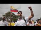 Thousands march in Colombia against national strike, violence